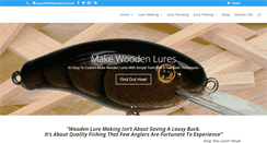 Desktop Screenshot of makewoodenlures.com