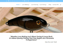 Tablet Screenshot of makewoodenlures.com